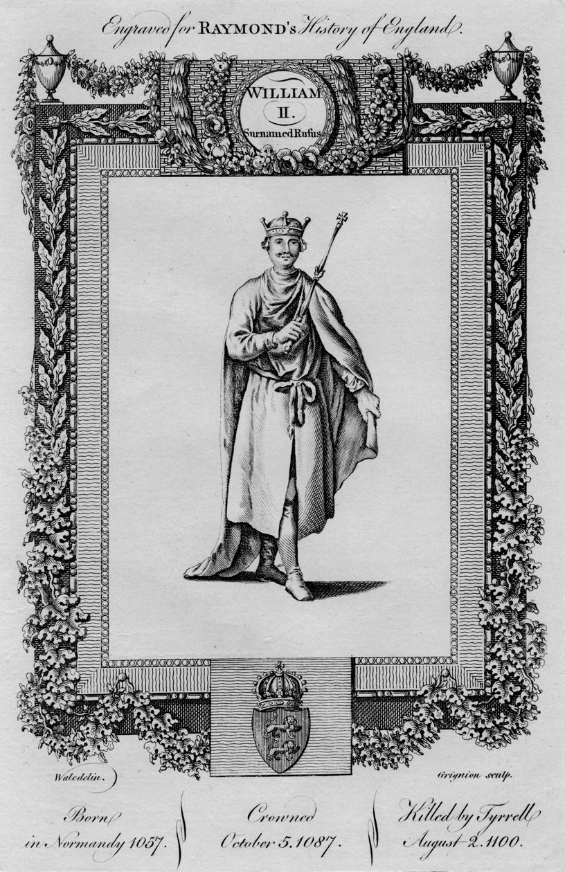 Vilém II. Příjmením Rufus, c1787 od Unbekannt