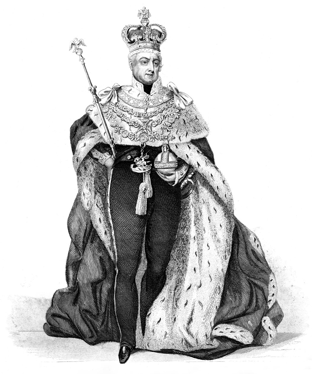William IV, král Spojeného království, 1837 od Unbekannt