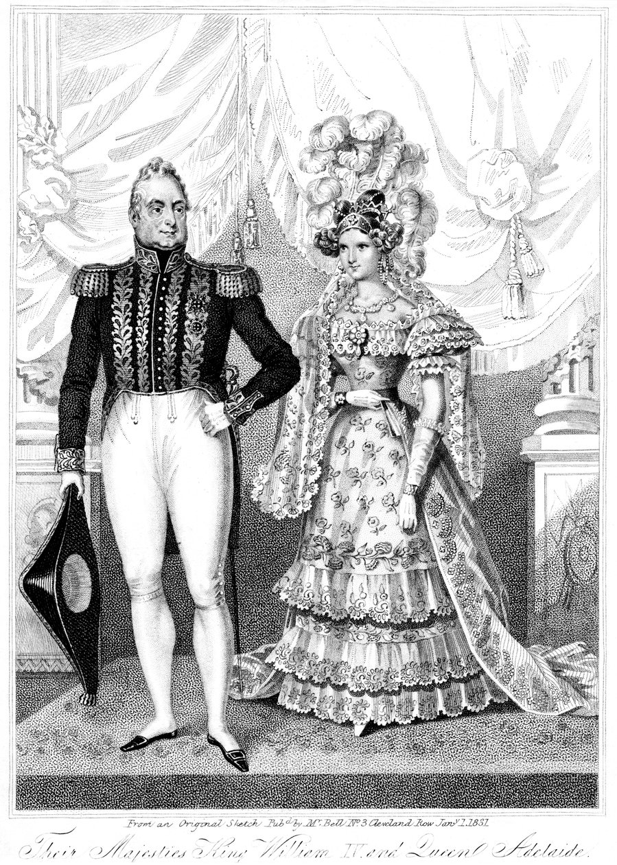 William IV a královna Adelaide, 1881 od Unbekannt