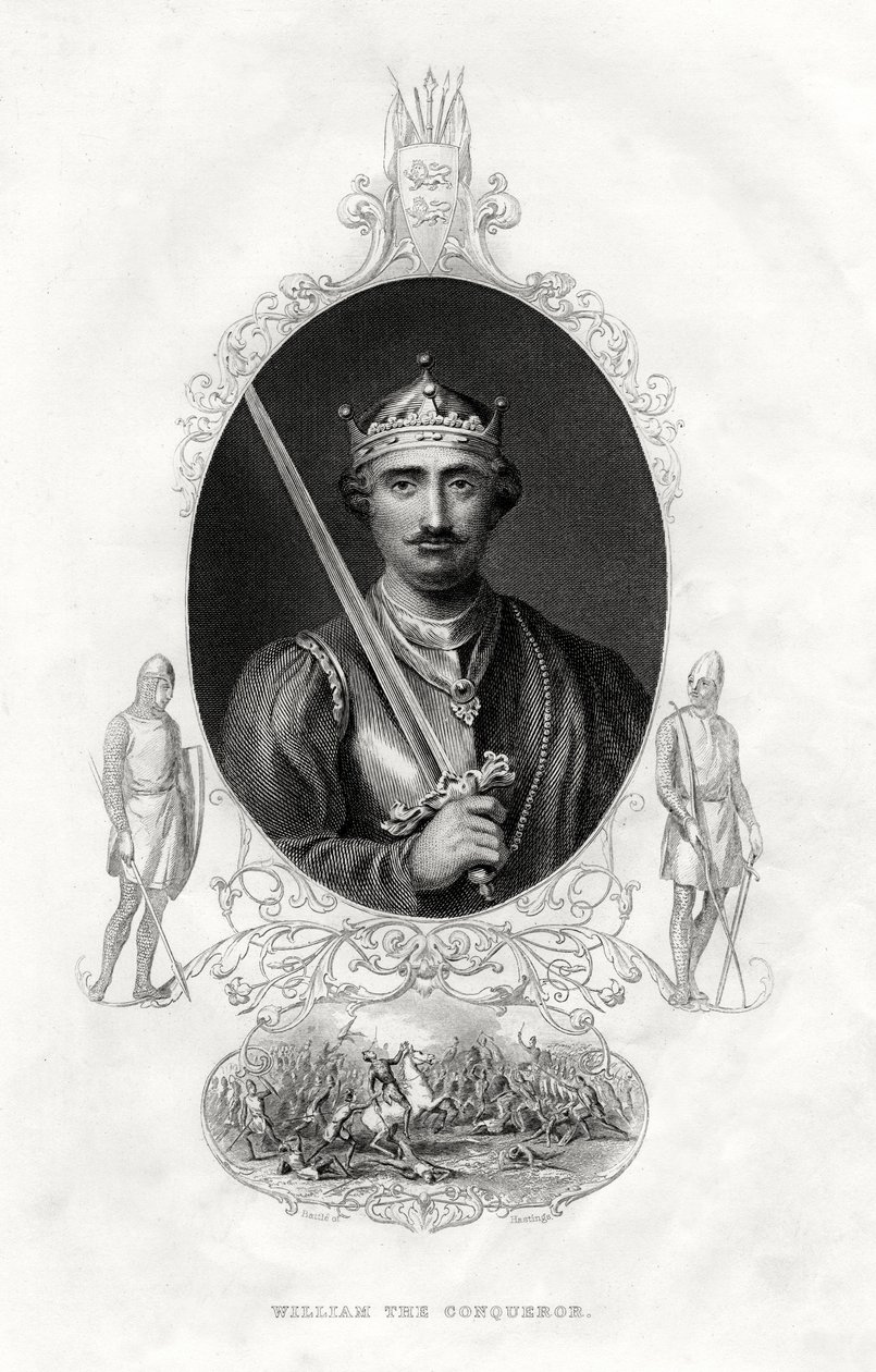 Vilém I. Anglický, také známý jako Vilém Dobyvatel, 1860 od Unbekannt