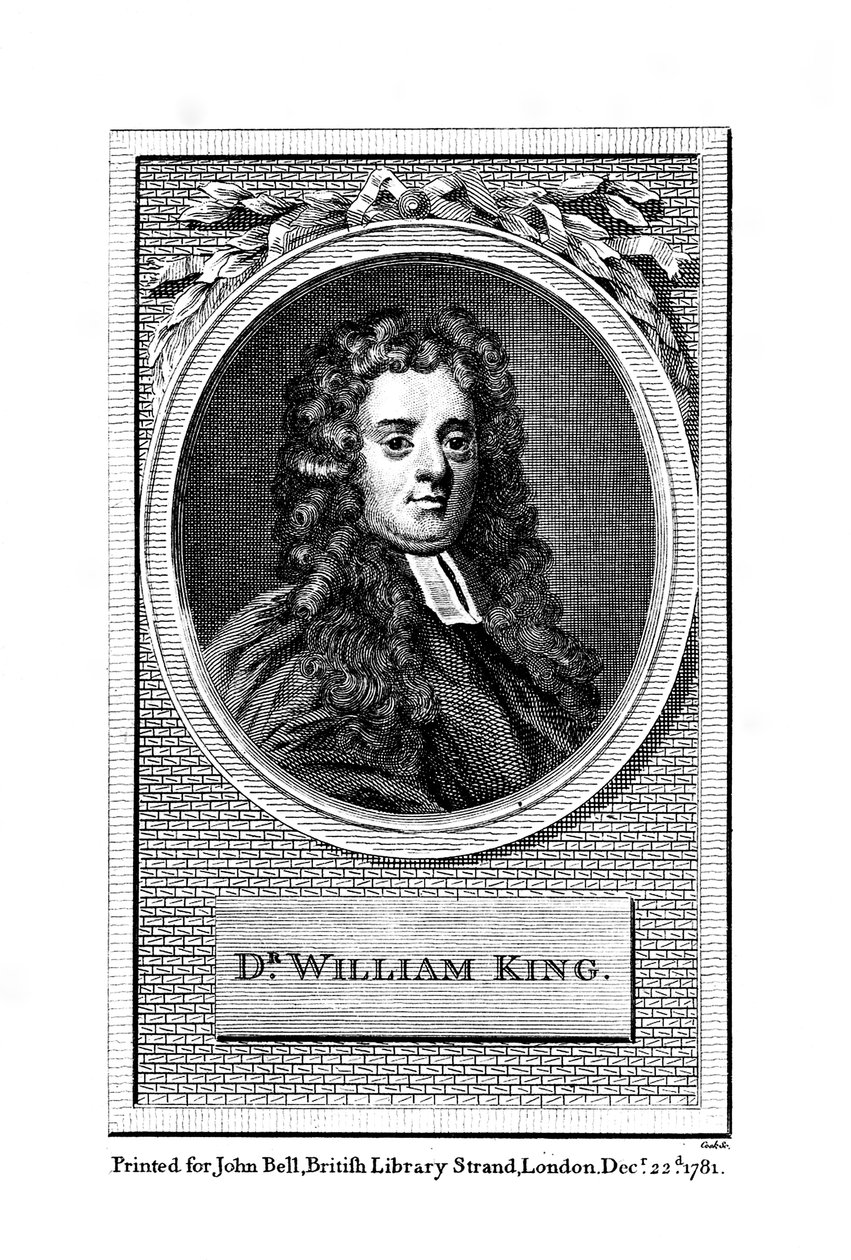 William King , anglický básník, 1781 od Unbekannt