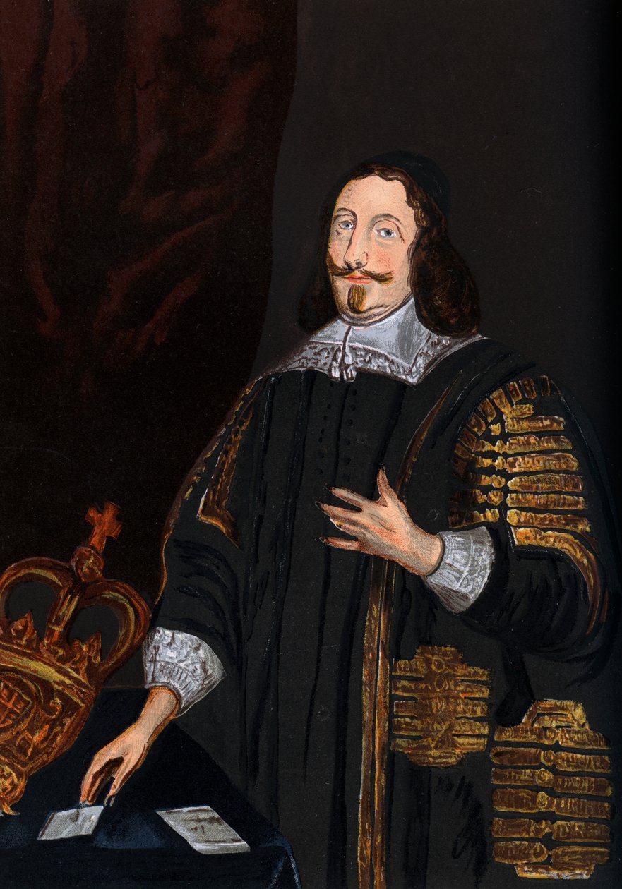 William Lenthall, předseda Dolní sněmovny, c1642 1893 od Unbekannt
