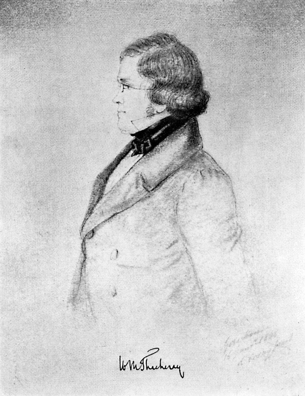William Makepeace Thackeray, anglo-indický romanopisec, 1912 od Unbekannt