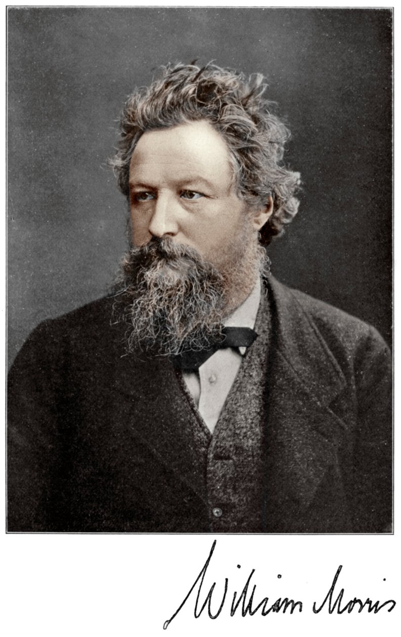 William Morris , anglický umělec, spisovatel, socialista a aktivista 19. století, 1901 od Unbekannt