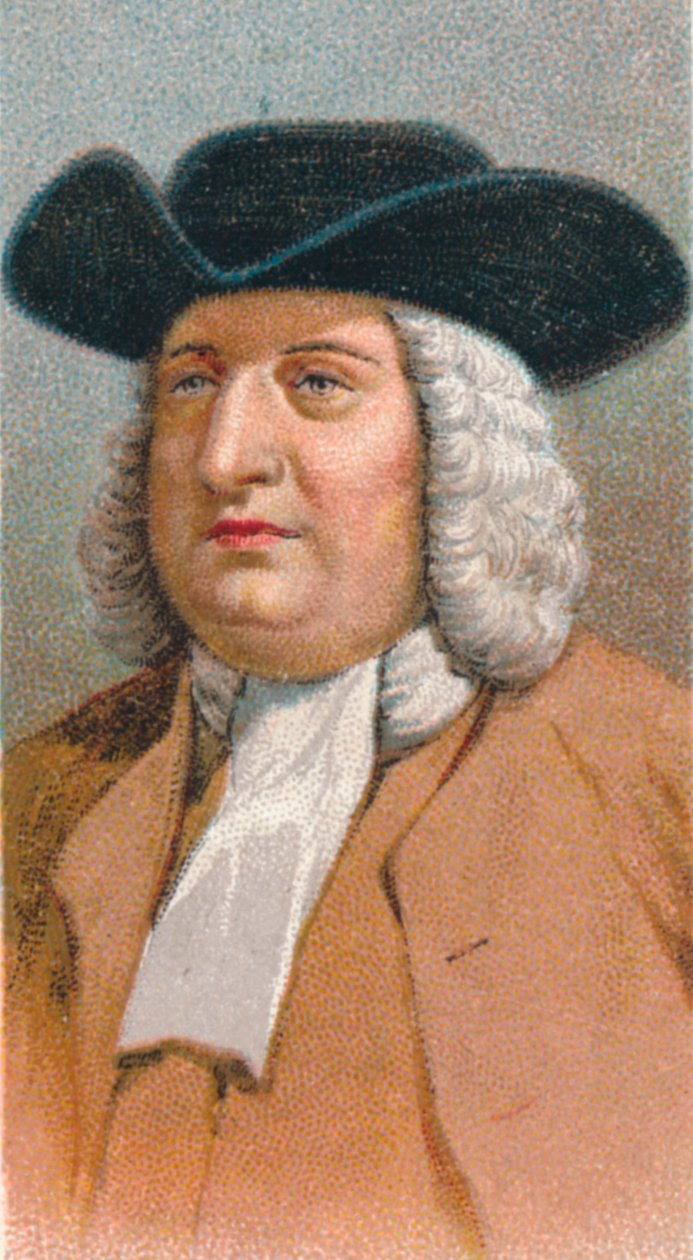 William Penn 1644-1718, anglický člen Society of Friends, populárně známý jako Quakers, 1924 od Unbekannt