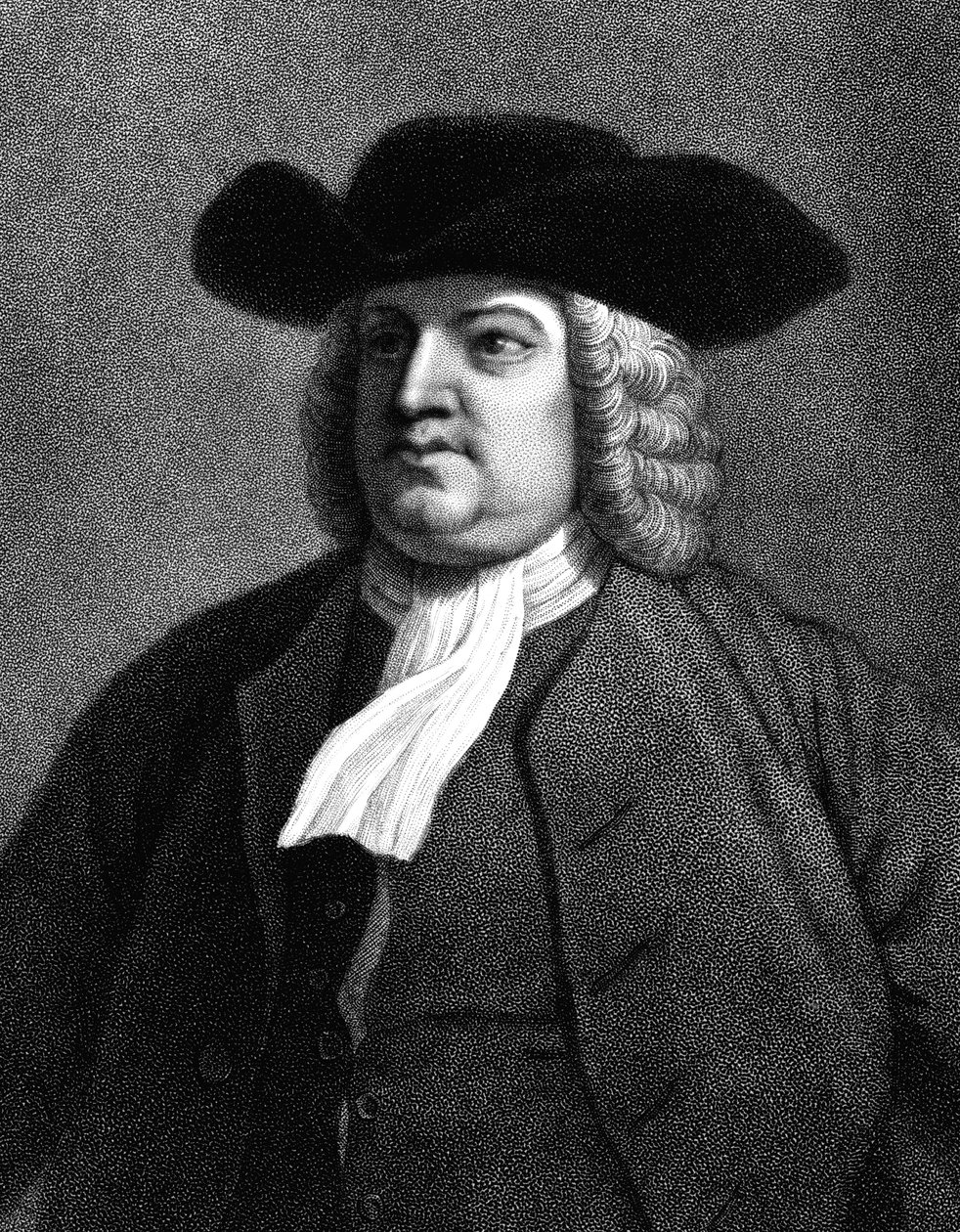 William Penn, anglický člen Společnosti přátel, populárně známý jako Quakers, 1837 od Unbekannt