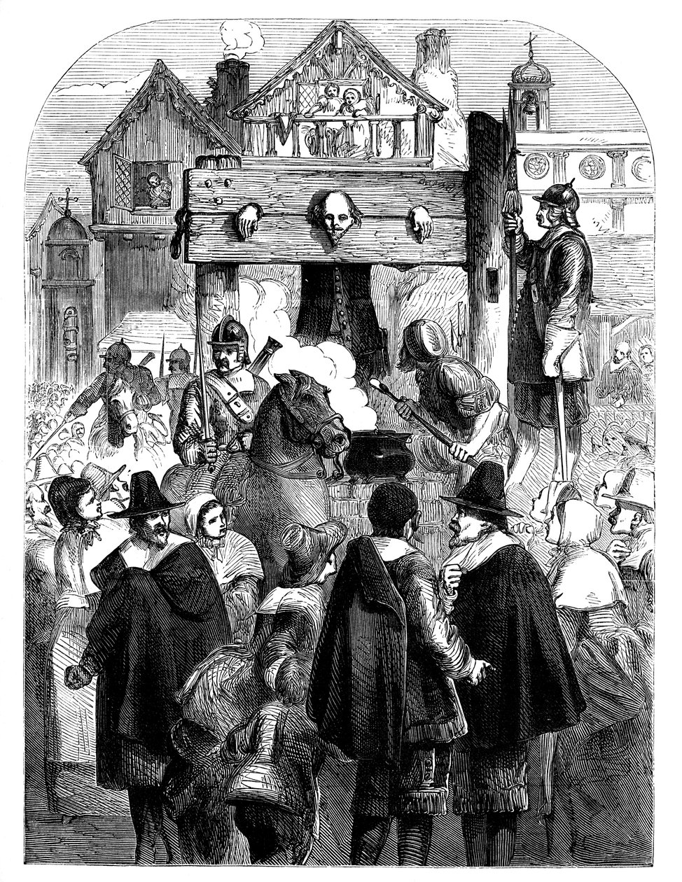 William Prynne 1600-1669 na pranýři, c1902 od Unbekannt