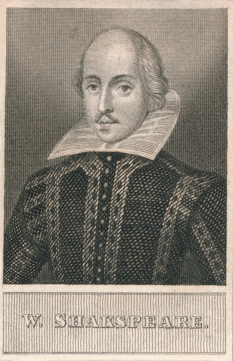 William Shakespeare. od Unbekannt