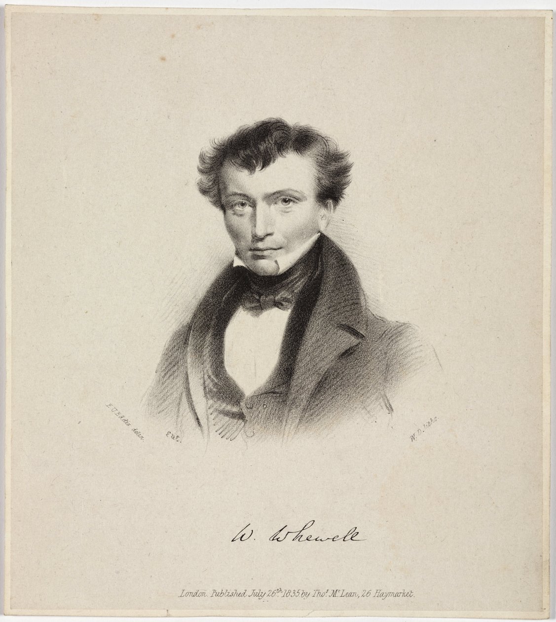 William Whewell, anglický polyhistor, c 1820 od Unbekannt