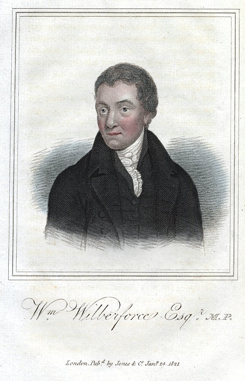 William Wilberforce, anglický bojovník proti otroctví, 1821 od Unbekannt