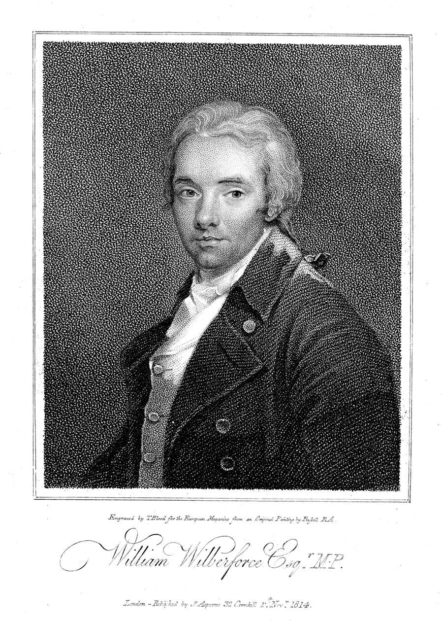 William Wilberforce , anglický filantrop a bojovník proti otroctví, 1814 od Unbekannt