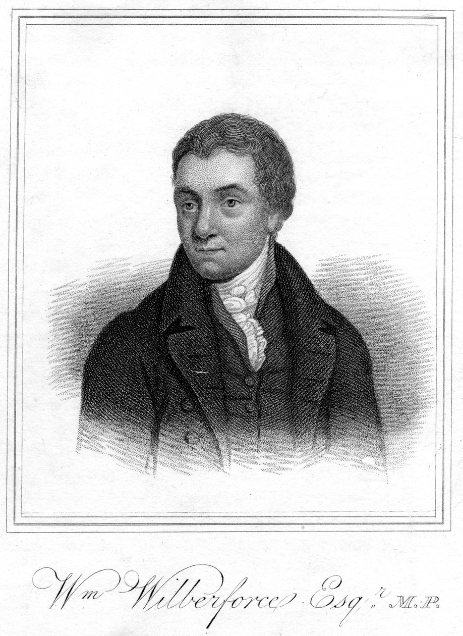 William Wilberforce , filantrop, evangelikální křesťan a bojovník proti otroctví, 1821 od Unbekannt