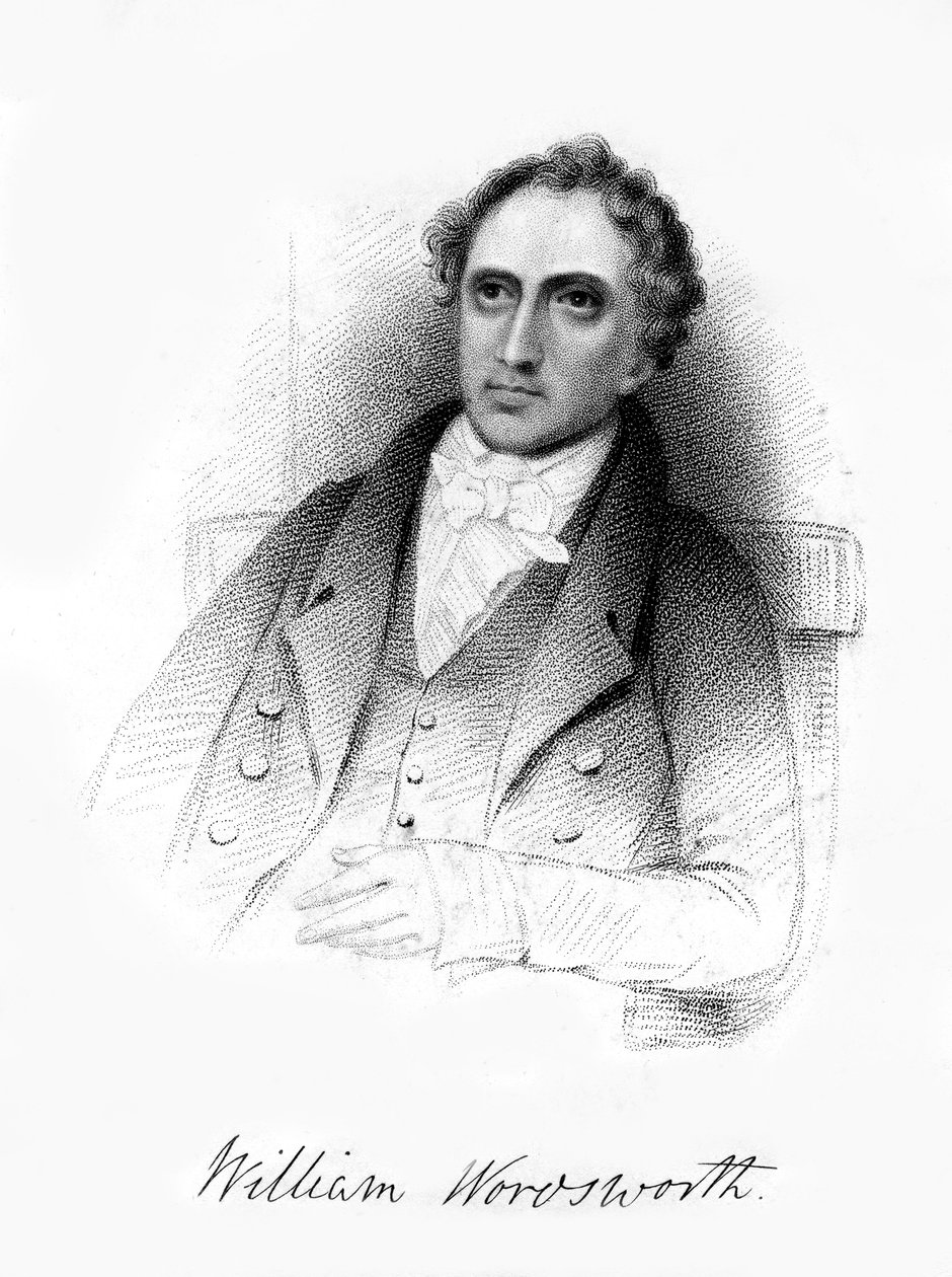 William Wordsworth , anglický romantický básník, 19. století. od Unbekannt