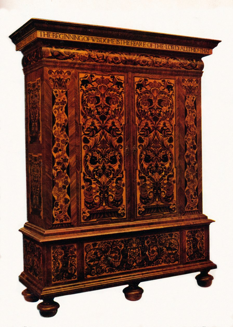 William and Mary Marquetry Cabinet, c1690, 1925 od Unbekannt