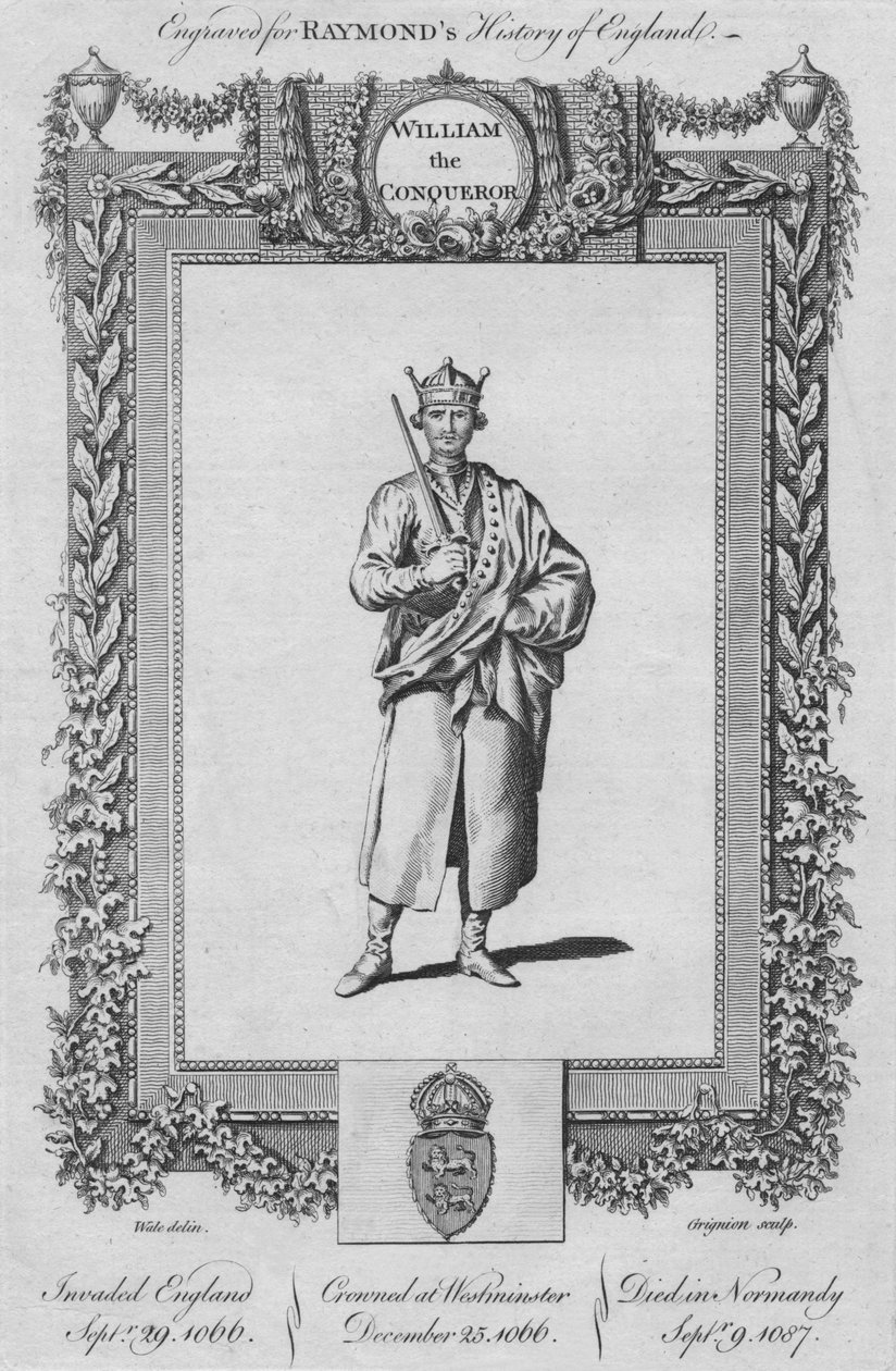 Vilém Dobyvatel, c1787 od Unbekannt