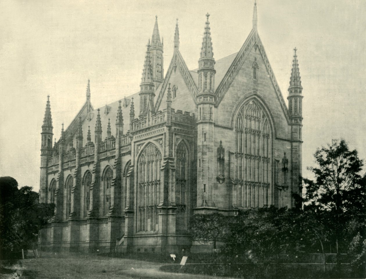 Wilson Hall, Melbourne University, 1901. od Unbekannt