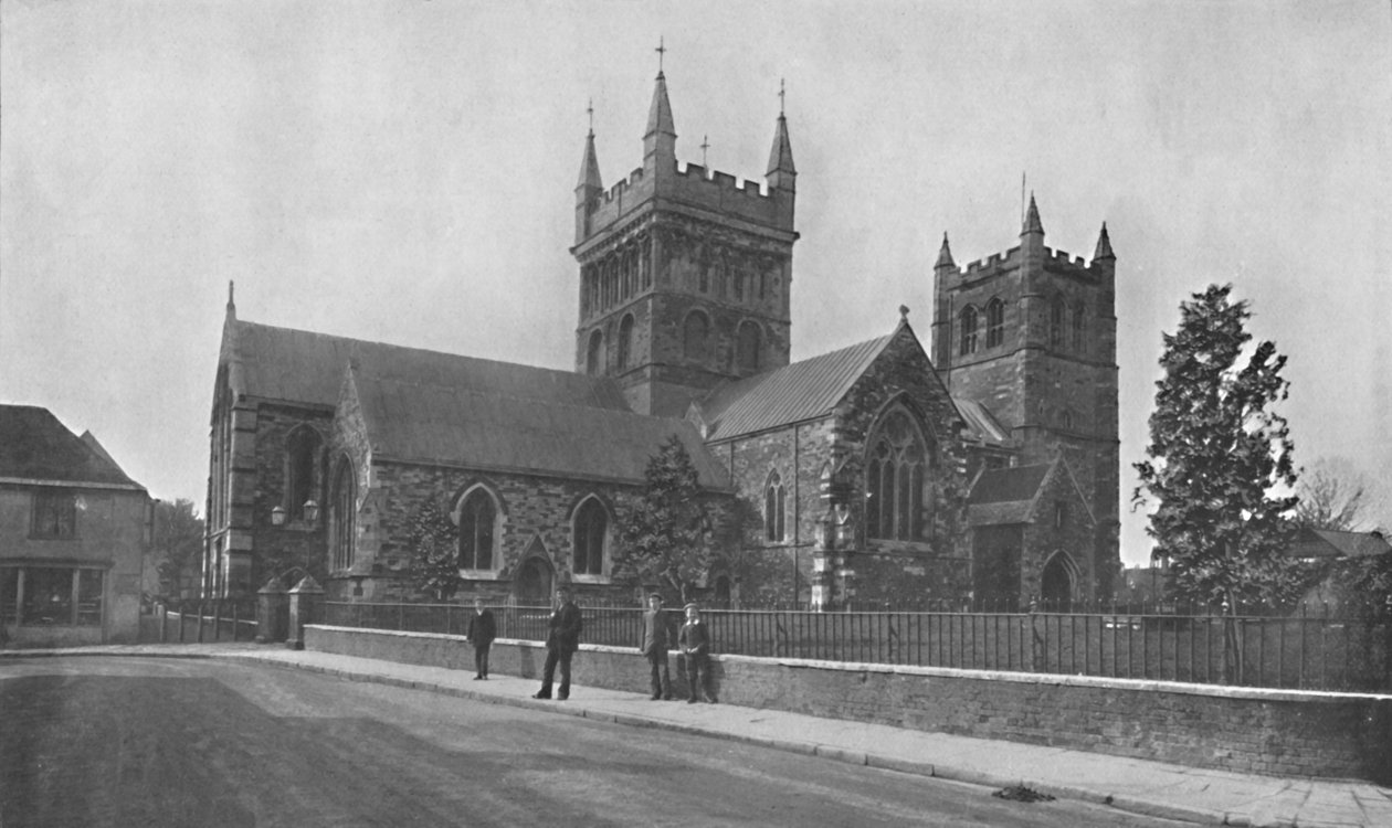 Wimborne Minster, c1910 od Unbekannt