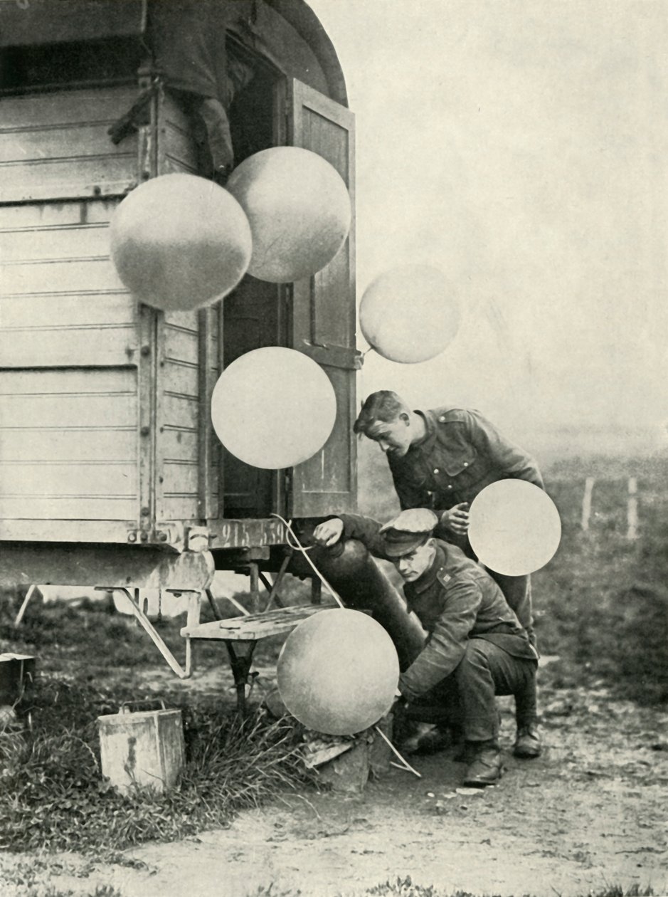 Zprávy o větru a počasí pro britskou armádu, 1919. od Unbekannt