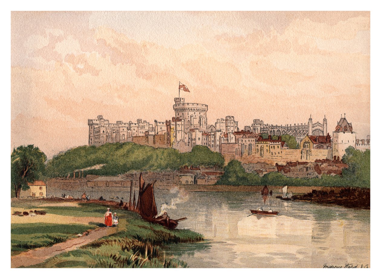 Zámek Windsor, 1880 od Unbekannt