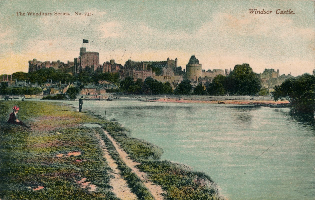 Hrad Windsor, c1900 od Unbekannt