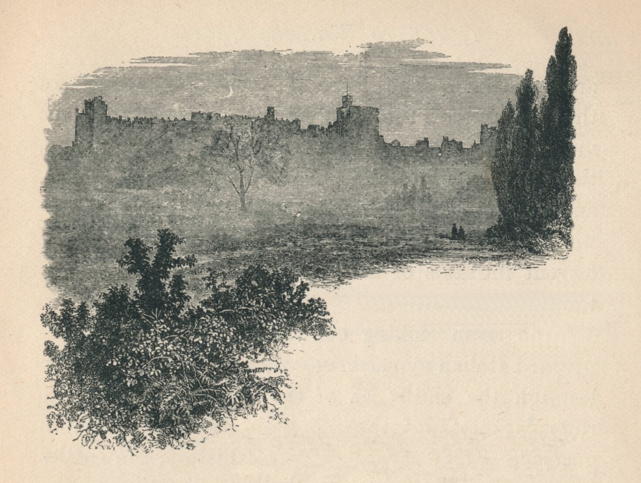 Hrad Windsor z Home Parku, 1895 od Unbekannt