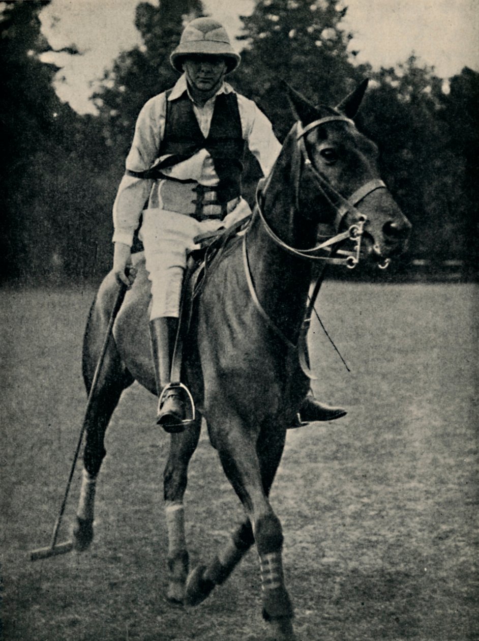 Winston Churchill hraje pólo, 20. léta, 1945. od Unbekannt
