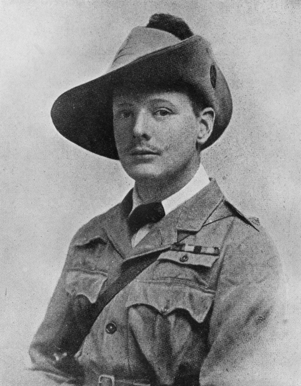 Winston Churchill během svého působení jako válečný zpravodaj, c1899, 1945 od Unbekannt