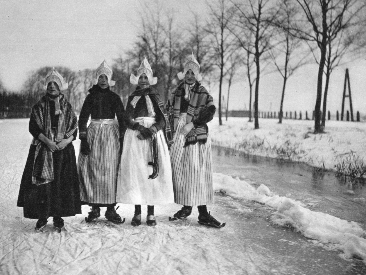 Winter, Volendam, Nizozemsko, c1934 od Unbekannt