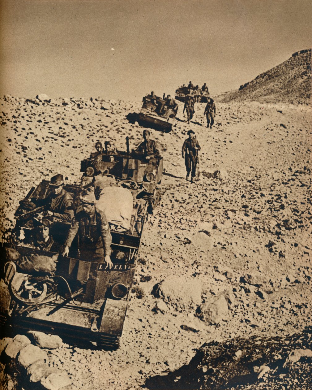 S Andersonovými muži v Tunisku, 1943 od Unbekannt