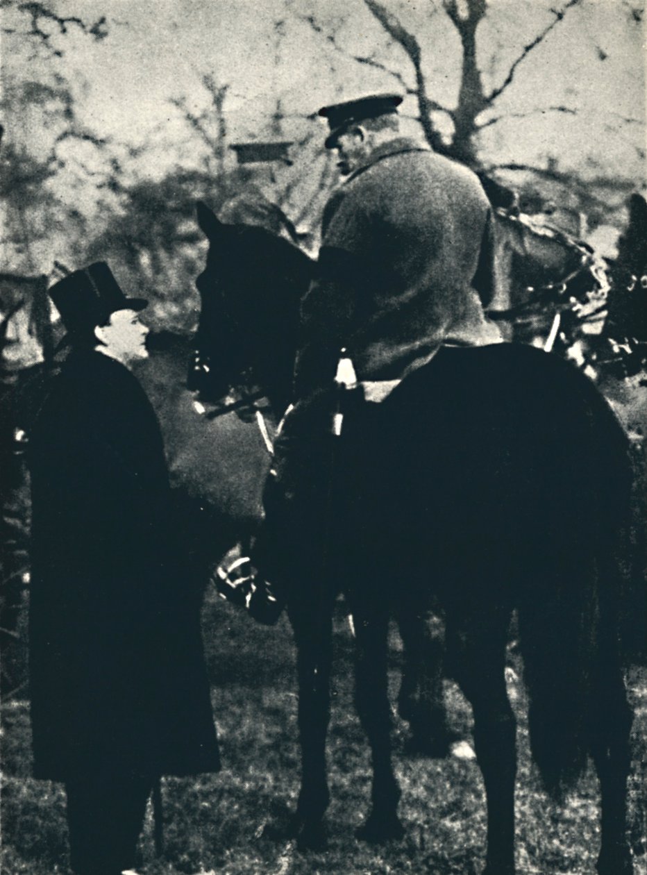 S králem Jiřím V. na vojenských cvičeních, 1913, 1945. od Unbekannt