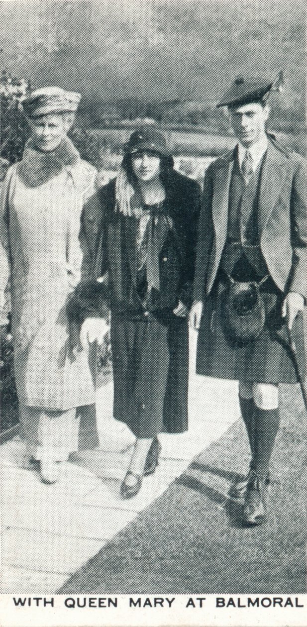S královnou Marií v Balmoral, 1924 1937 od Unbekannt