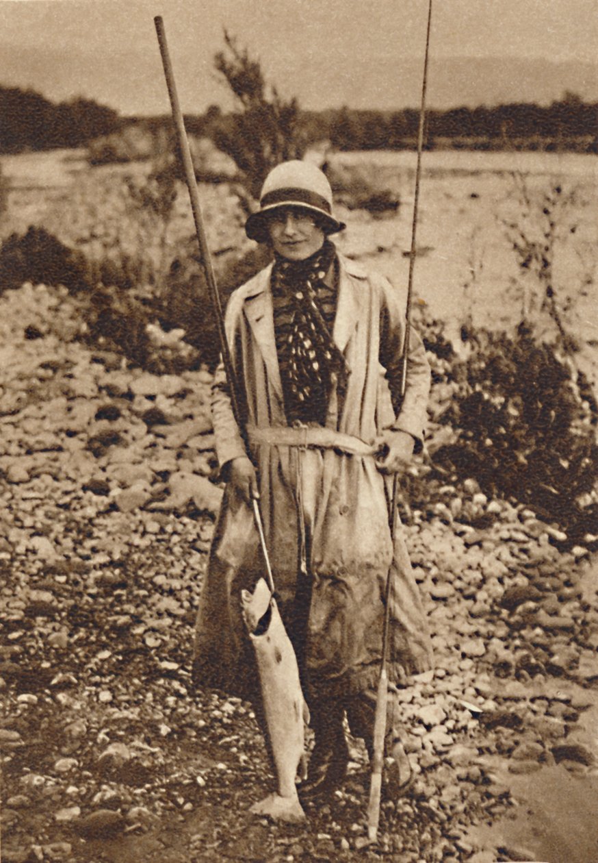 S úlovkem v Tokanu, Nový Zéland, c1927, 1937 od Unbekannt
