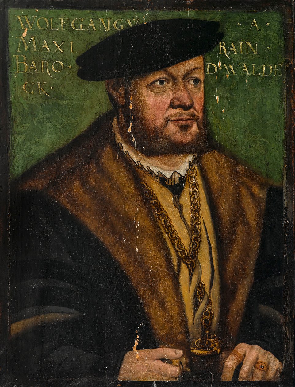 Vlk z Maxlrain c. 1500-1561, baron z Waldecku, asi 1530. od Unbekannt