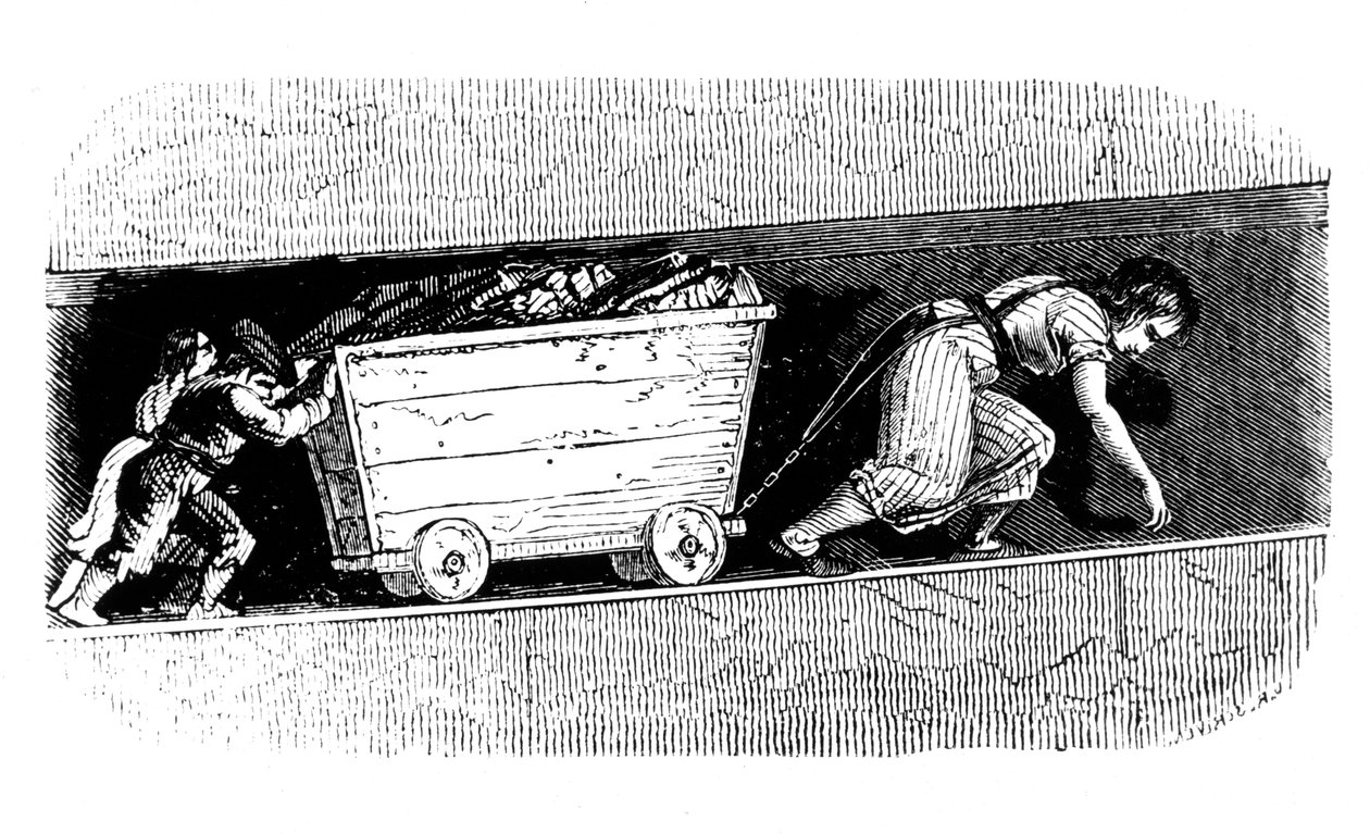 Ženy a děti uhelné puttery, střední a východní Lothian, Skotsko, c1848 od Unbekannt