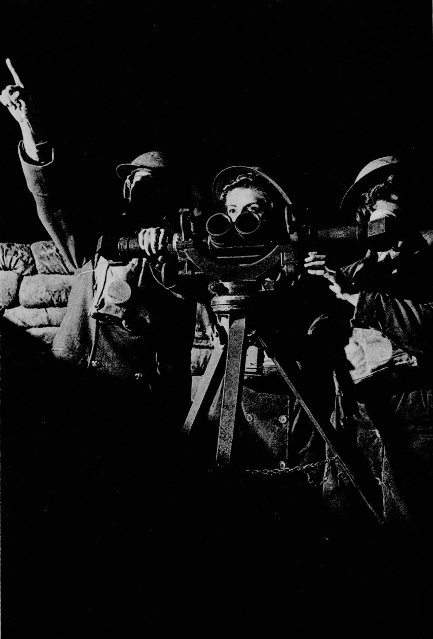 Ženy ve službě na protiletadlové baterii, 1943 od Unbekannt