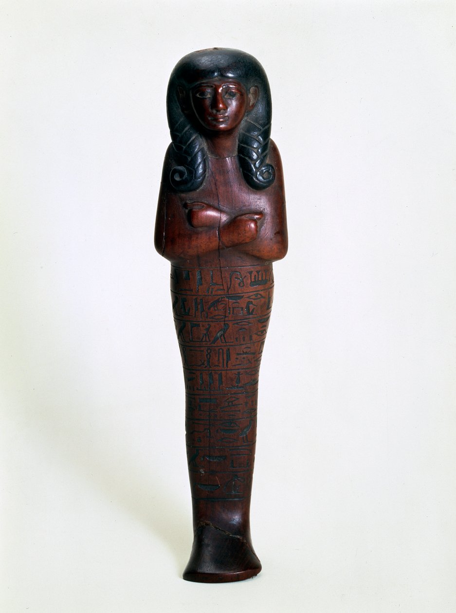 Dřevěná figurka ushabti z Mutry, starověký Egypt, 16. nebo 15. století před naším letopočtem od Unbekannt