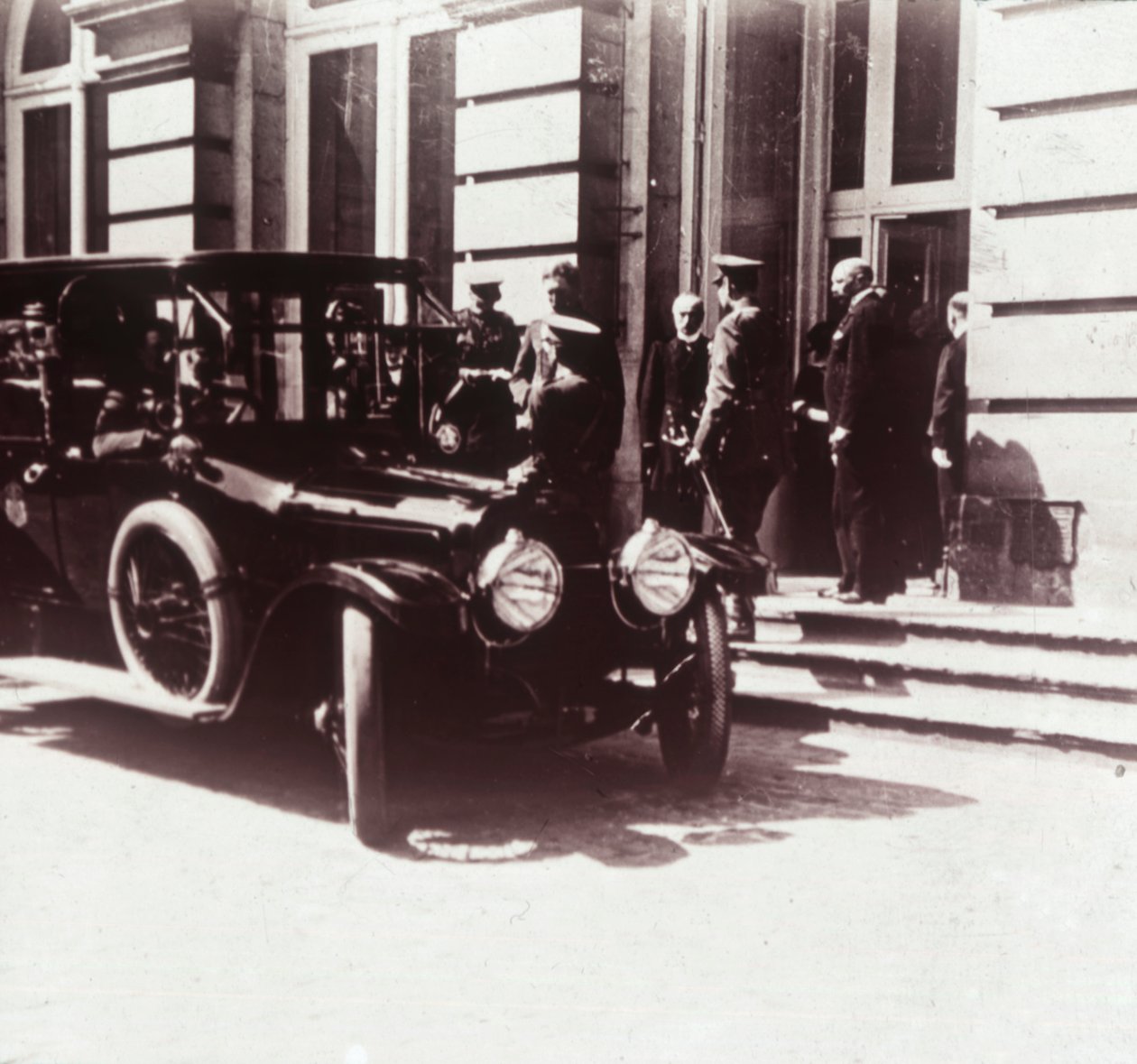 Woodrow Wilson a král Albert I., c1914-c1918 od Unbekannt