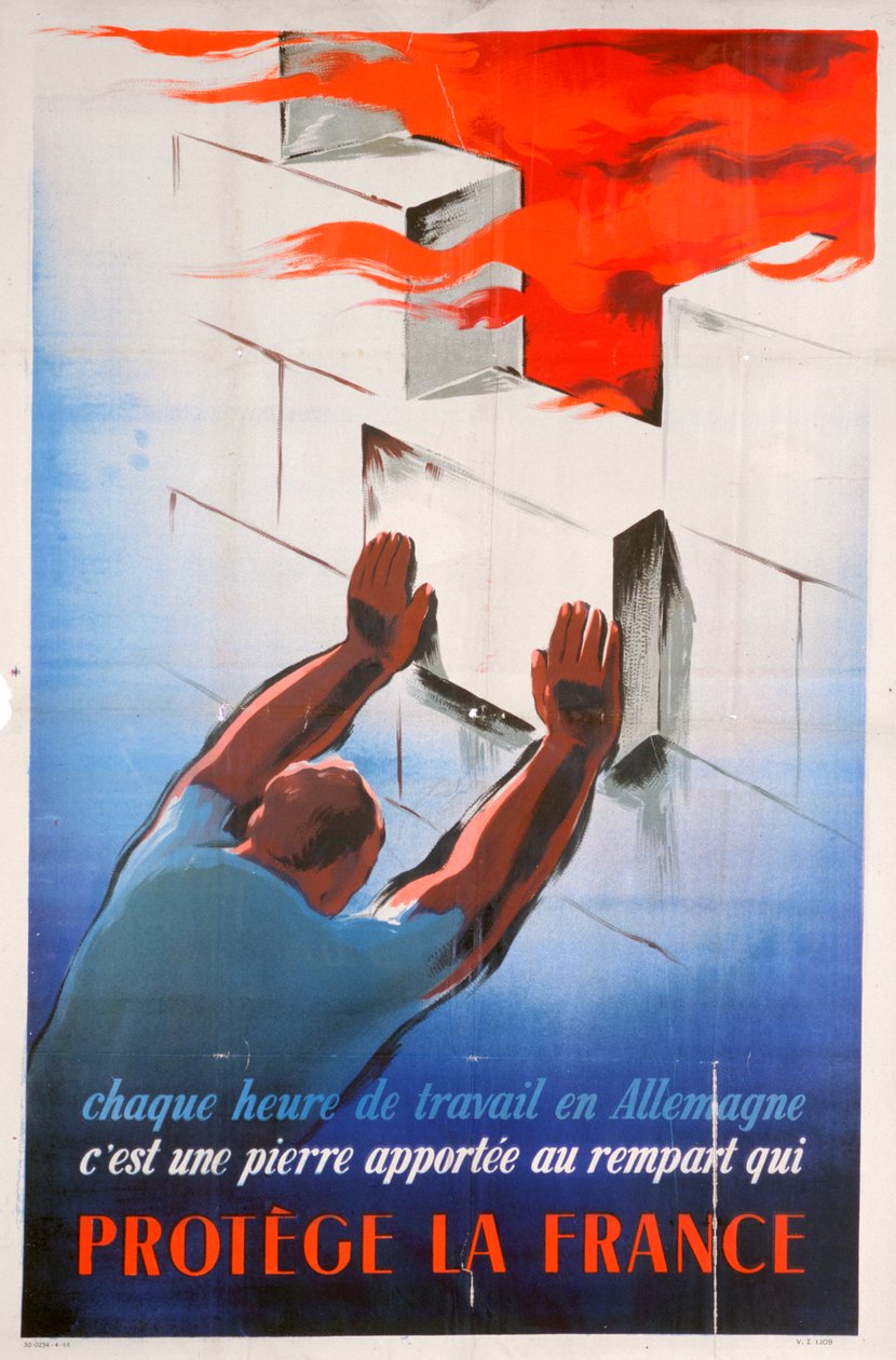 Práce v Německu chrání Francii, 1944 od Unbekannt