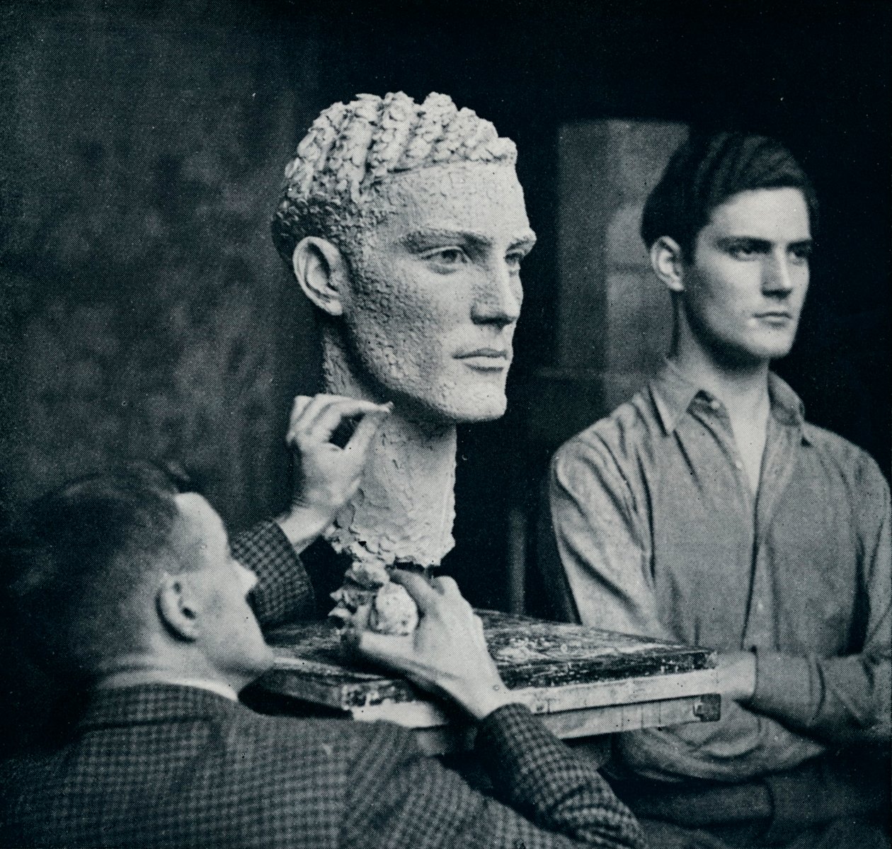 Práce na portrétu pana Duncana Guthrieho, c1935 od Unbekannt