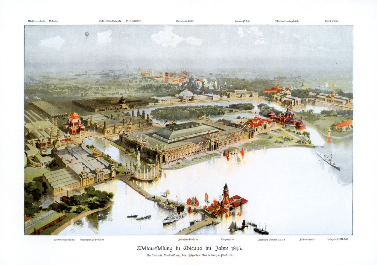 Světová kolumbovská výstava v roce 1893, světová výstava v Chicagu, 1900 od Unbekannt