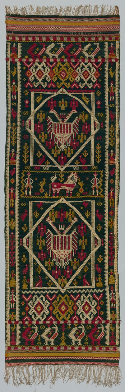 Tkaná postel nebo přikrývka na hrudník, 1700s. od Unbekannt