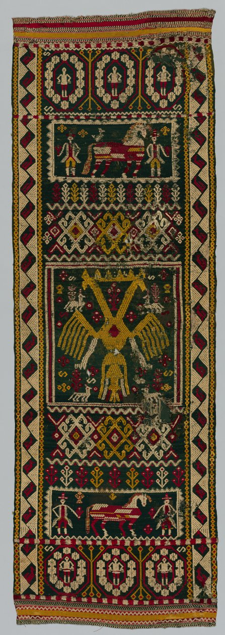 Tkaná přikrývka na truhlu nebo postel, 1700s. od Unbekannt