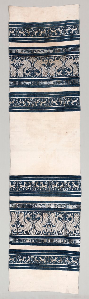Woven Towel, 1400s nebo novější. od Unbekannt