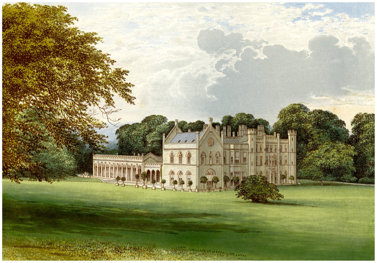 Wycombe Abbey, Buckinghamshire, domov lorda Carringtona, c1880 od Unbekannt