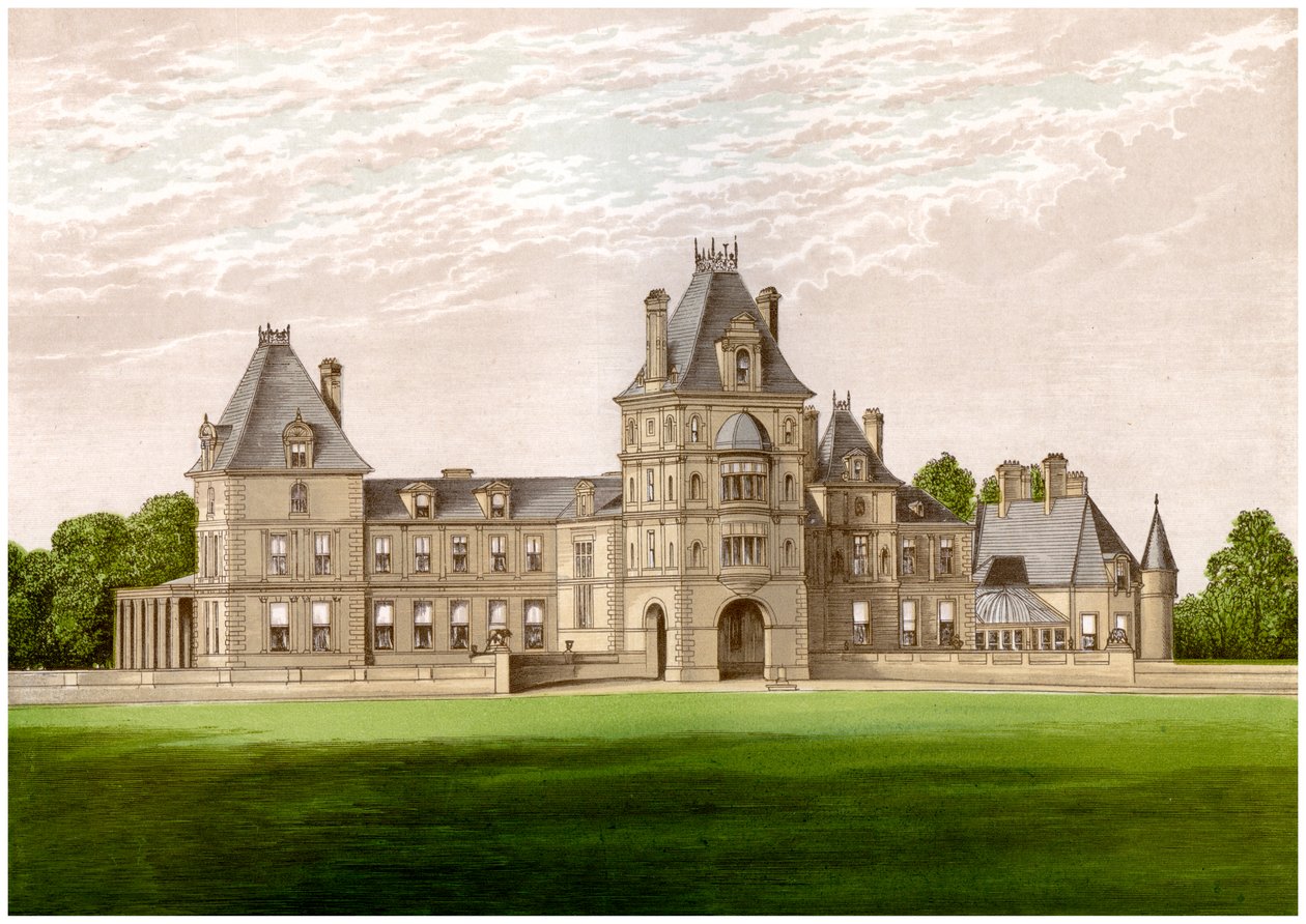 Wynnstay, Denbighshire, Wales, domov Baronet Williams-Wynn, c1880 od Unbekannt