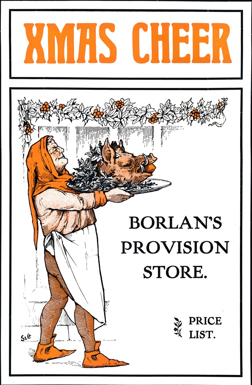 Xmas Cheer - Borlans Provision Store, 1909. od Unbekannt