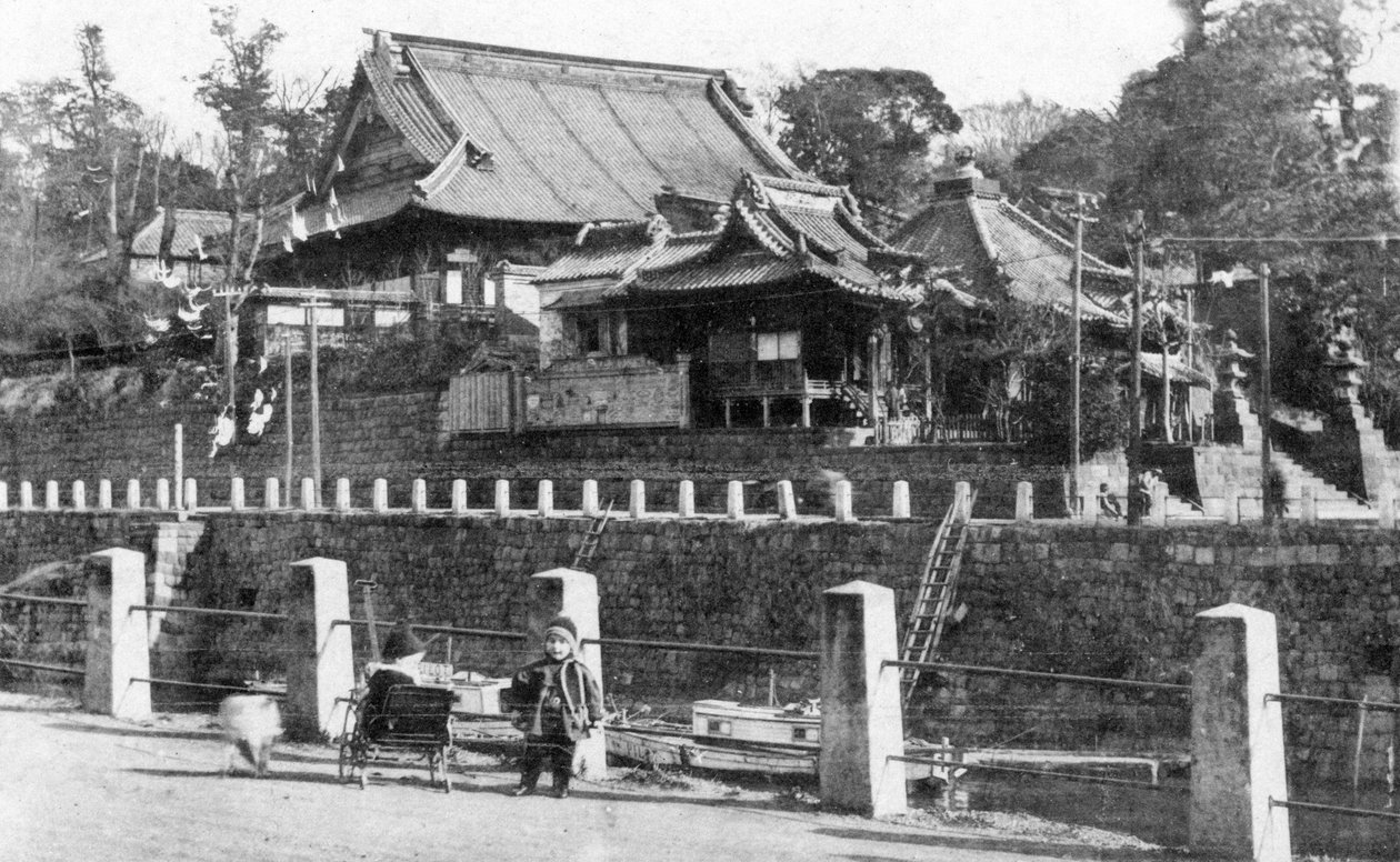 Yakushi Buddhist Temple, Motomachi, Yokohama, Japan, 20th century od Unbekannt
