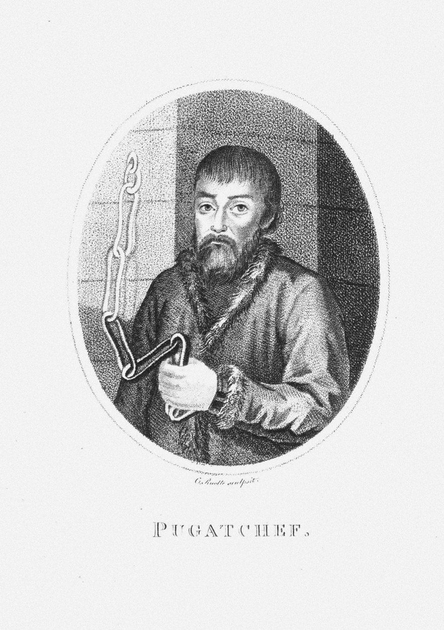 Yemelyan I. Pugachev cestuje po Polsku, Rusku, Švédsku a Dánsku William Coxe, 1802 od Unbekannt