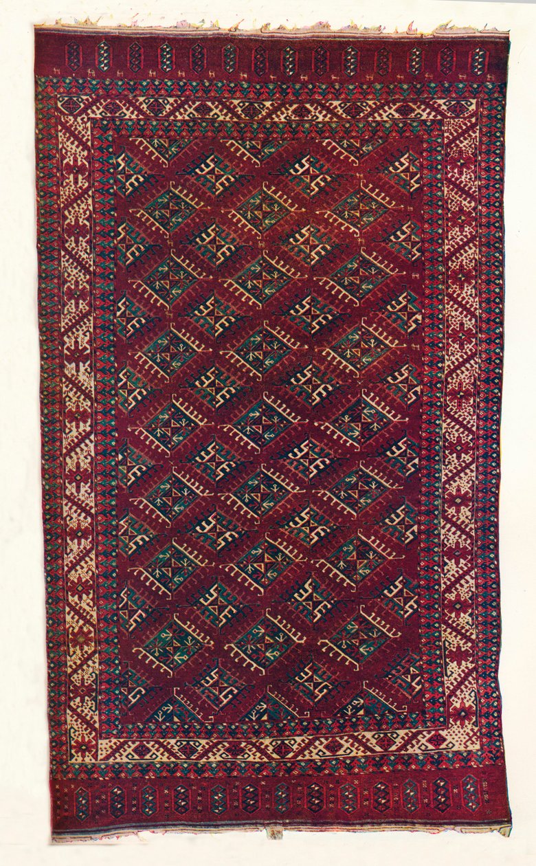 Koberec Yomut Turkoman, c1700 od Unbekannt