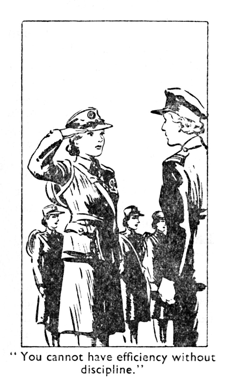Nemůžete mít efektivitu bez disciplíny., 1940 od Unbekannt